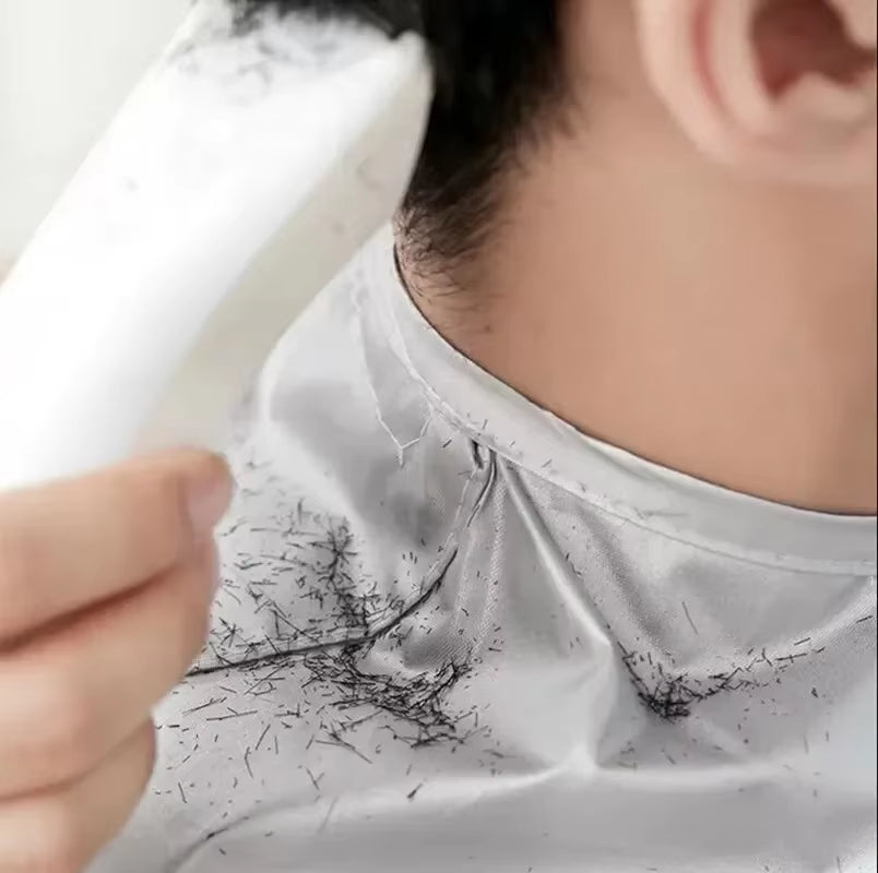 Adult Haircut Cloak Cloth Hair Dye Breathable Household Haircut Cloak Foldable Haircut Tool